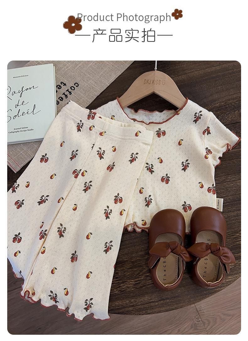 セットアップ キッズ 夏服 ベビー服 子供服 上下セット 女の子 花柄