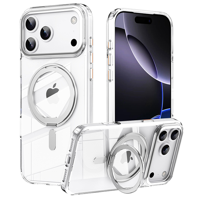 iPhone17Air ケース クリア 耐衝撃 MagSafe対応 iphone17 pro