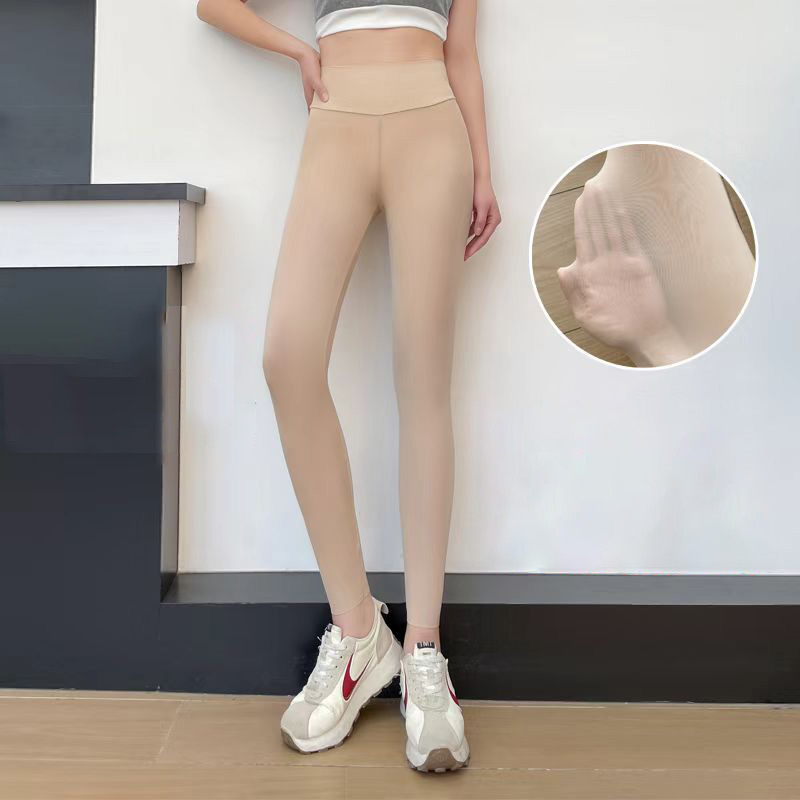 2点買うと20％OFF】クールレギンス 接触冷感 シアーレギンス