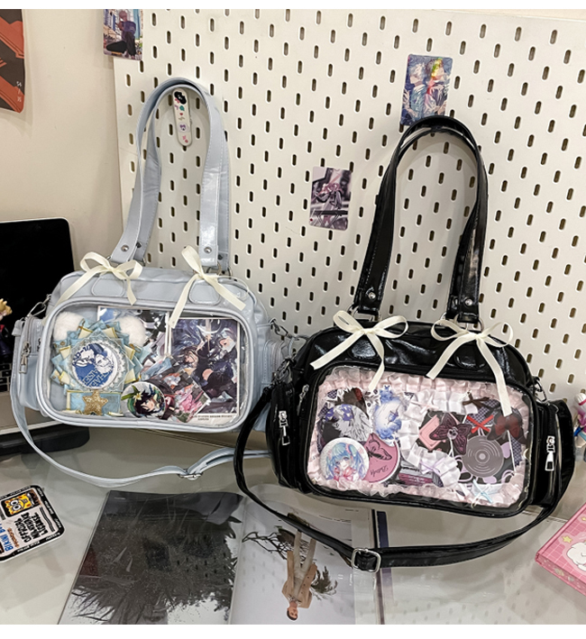 痛バッグ ショルダーバッグ トートバッグ ハンドバッグ 3WAY 鞄 高級感