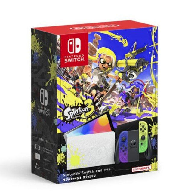 任天堂 Nintendo Switch (有機elモデル) 本体 スプラトゥーン3 Joy-Con