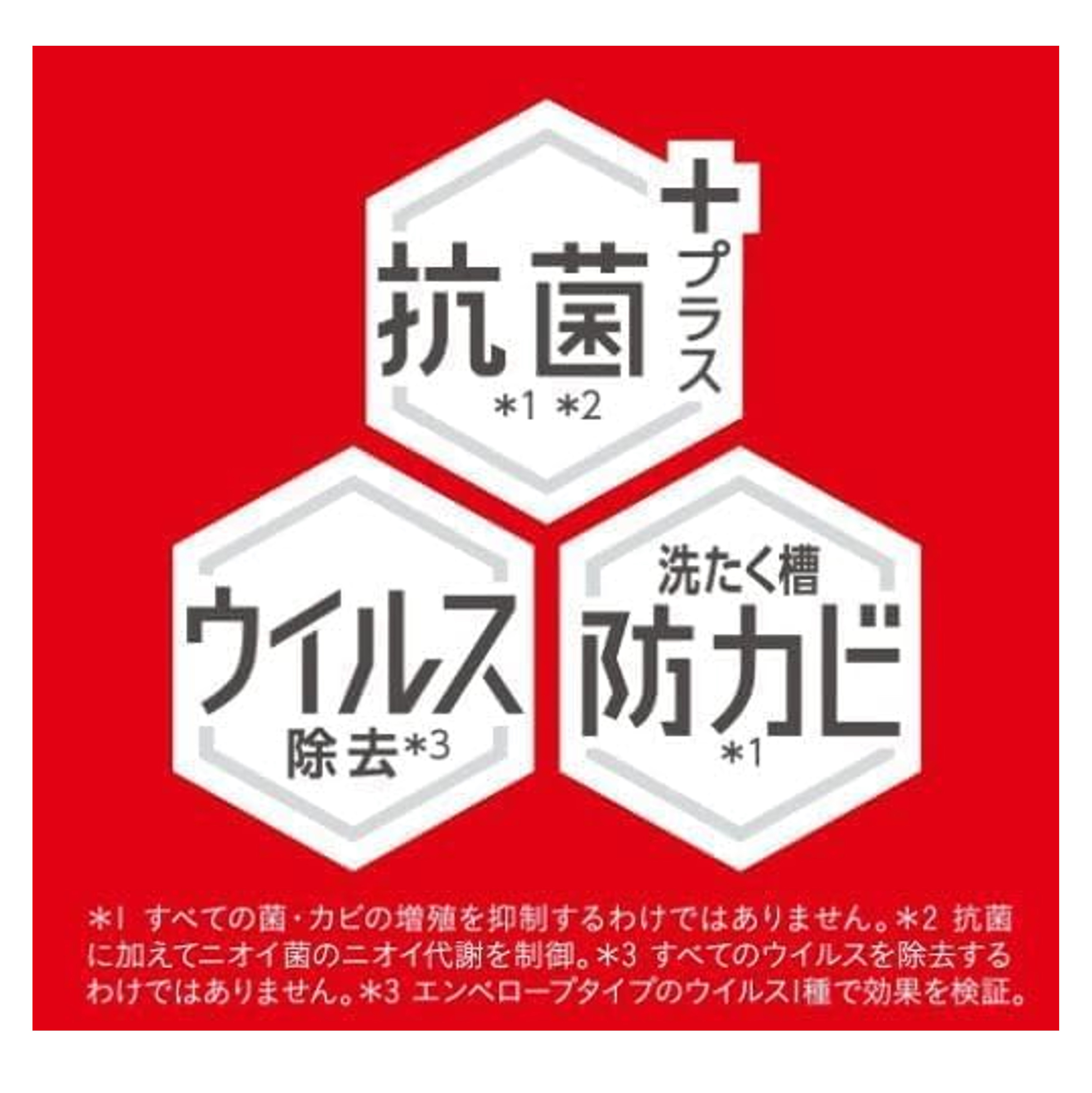 【大容量】 デカラクサイズ アタックZERO ドラム式専用 洗濯洗剤 液体 アタック液体史上 最高の清潔力 菌の隠れ家蓄積0へ 詰め替え 2700g (1)｜himawarikikaku｜03