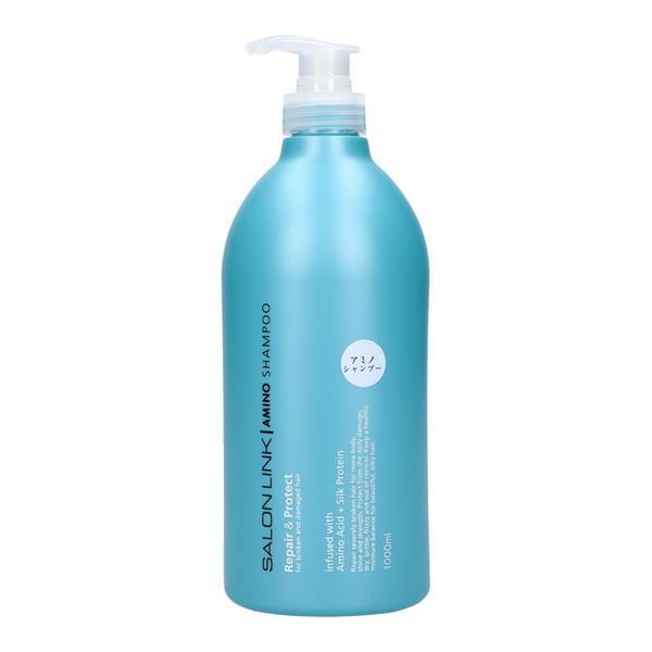 (まとめ買い×10個セット)熊野油脂 サロンリンク アミノ シャンプー 1000mL (送料無料)