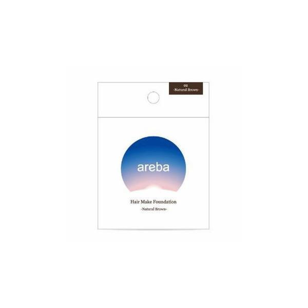(まとめ買い×6個セット)ビタットジャパン areba ヘアメイク ファンデーション NBN ナチュラルブラウン 14g (送料無料)