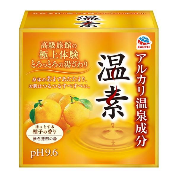 アース製薬 - (まとめ買い×12個仕かける)温素 柚子の芳ばしさ 15包入 塩基海水浴場構成成分 (貨物輸送無料)