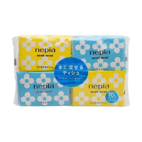 ネピネピ - (まとめ買い×40個仕掛ける)大公ネピア ネピア 水に流せる衣嚢ティシュ16コパック ●すがた絵は想い浮かべるです 柄は選べません (貨物輸送無料) ティッシュペーパー-ポケットティッシュ-ダイエット、健康