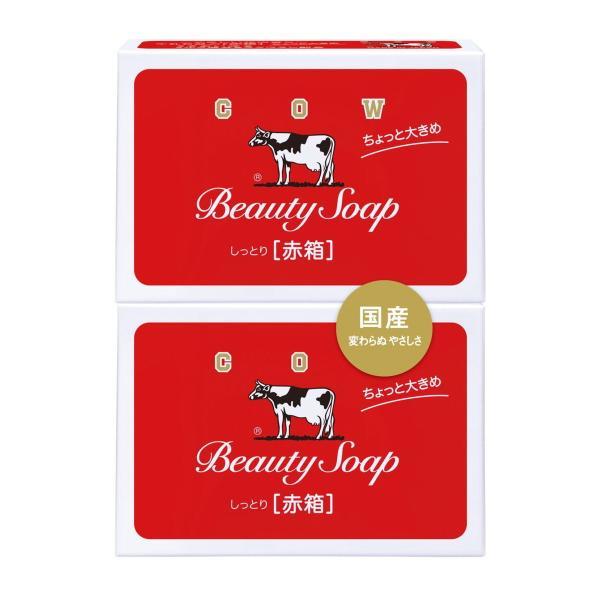 【牛乳石鹸】カウブランド 赤箱 (しっとり) 90g　6個入り×12セット カウブランド 牛乳石鹸 赤箱 90g×3個入り : 姫路流通センター - 通販