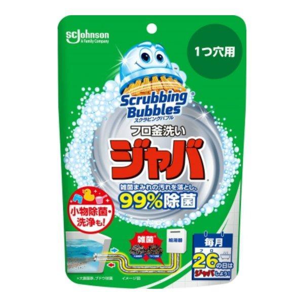 (まとめ買い×24個セット)ジョンソン スクラビングバブル ジャバ 風呂釜洗い １つ穴用 160g (送料無料)