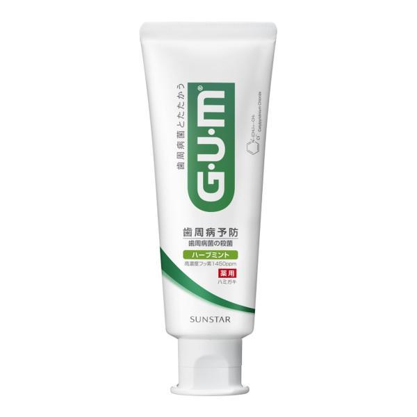 (送料無料・まとめ買い×48個セット)サンスター GUM ガム 薬用 デンタルペースト ハーブミント 120g 歯みがき粉