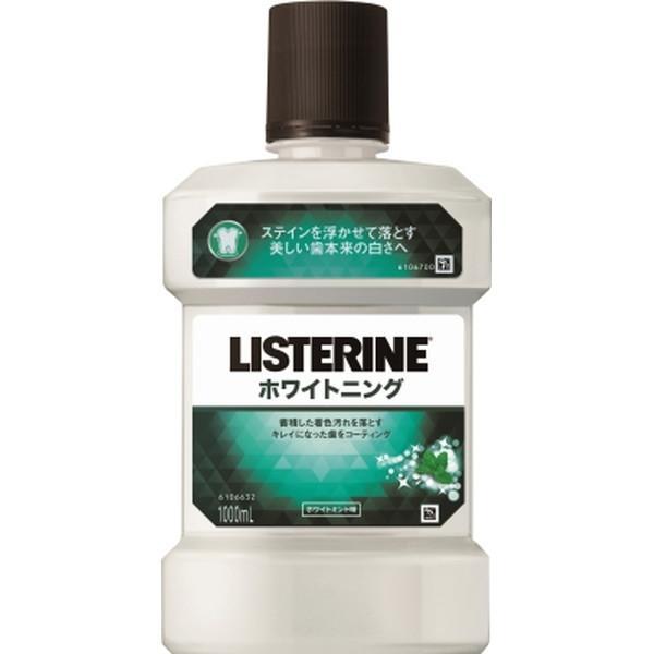 (まとめ買い×6個セット)ジョンソン&amp;ジョンソン 薬用 リステリン ホワイトニング デンタルリンス 1000ml 医薬部外品 (送料無料)
