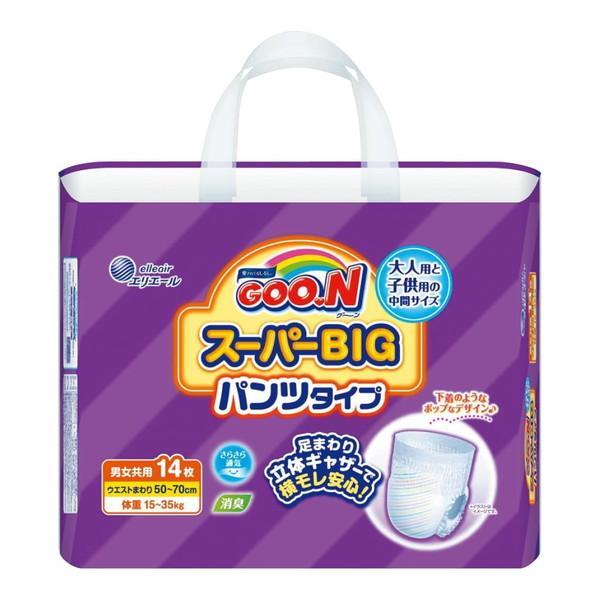 GOO.N (まとめ買い×5個セット)大王製紙 グーン スーパーBIG パンツ