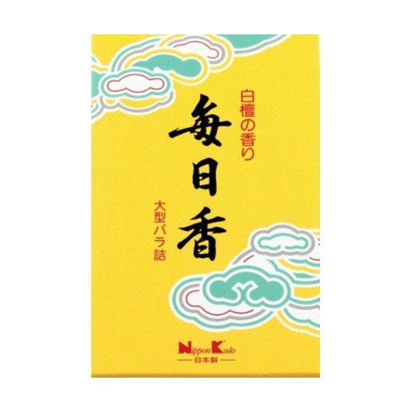 (まとめ買い×10個セット)日本香堂 毎日香 大型バラ詰 240g (送料無料)