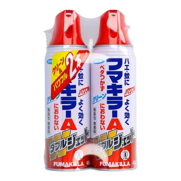 (送料無料・まとめ買い×10個セット)フマキラー フマキラーA ダブルジェット 450ML×2P