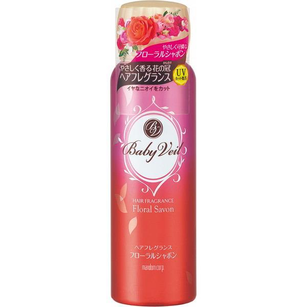 (まとめ買い×10個セット)マンダム ベビーベール ヘアフレグランス フローラルシャボン 80g (送料無料)
