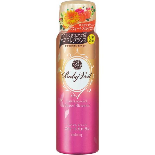 (まとめ買い×5個セット)マンダム ベビーベール ヘアフレグランス スウィートブロッサム 80g (送料無料)