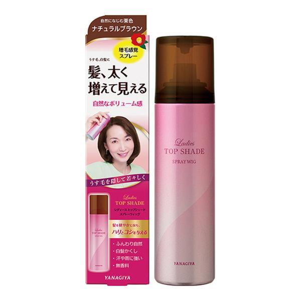(まとめ買い×36個セット)柳屋本店 レディース トップシェード スプレーウィッグ 自然になじむ栗色 100g (送料無料)