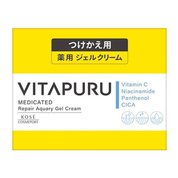 (まとめ買い×36個セット)コーセーコスメポート ビタプル リペアアクアリージェルクリーム つけかえ用 90g 薬用ジェルクリーム (送料無料)