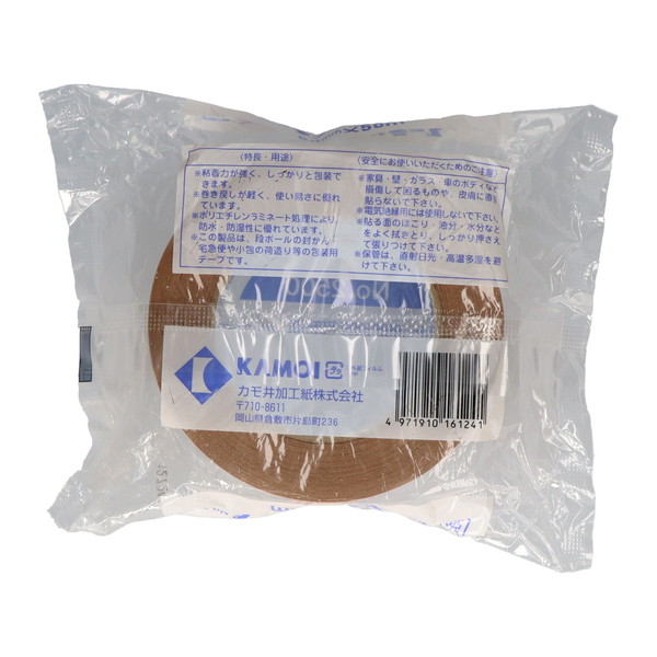 カモ井（KAMOI） カモ井加工紙 強粘クラフト粘着テープ ビスタックNO 