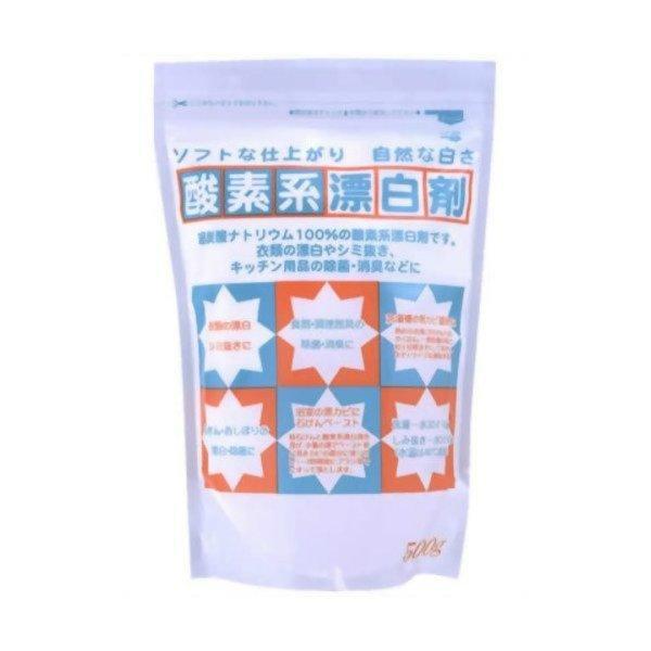 (まとめ買い×24個セット)地の塩社 酸素系 漂白剤 500g 過炭酸ナトリウム (送料無料)
