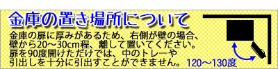 金庫に置き場所について