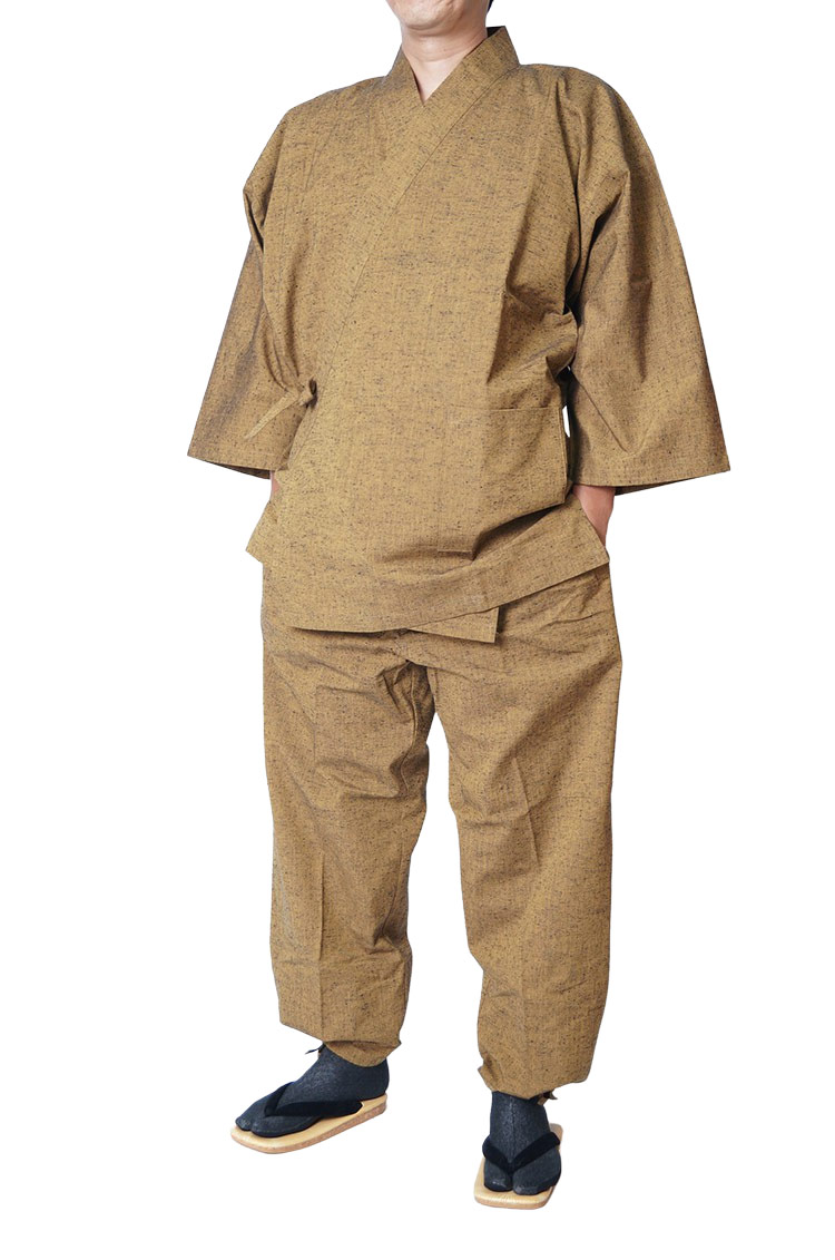 ひめか 作務衣 メンズ 男性用 さむえ 久留米織 作務衣 綿100％ 712 M/L