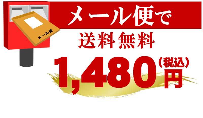 メール便で送料無料　1380円