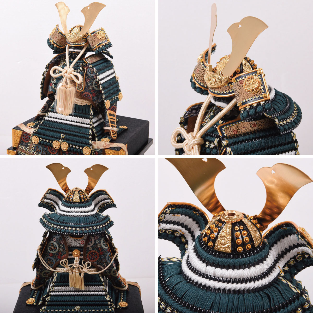 五月人形 7号鎧飾り 縹(はなだ)中白大鎧 鎧単品 : 人形の館石倉 - 通販