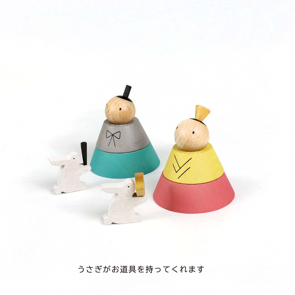 値引有！即納●送料込●新品♪Puca(プーカ)のひな人形 木製 組み木 お雛様● hina-ishikura_146875659