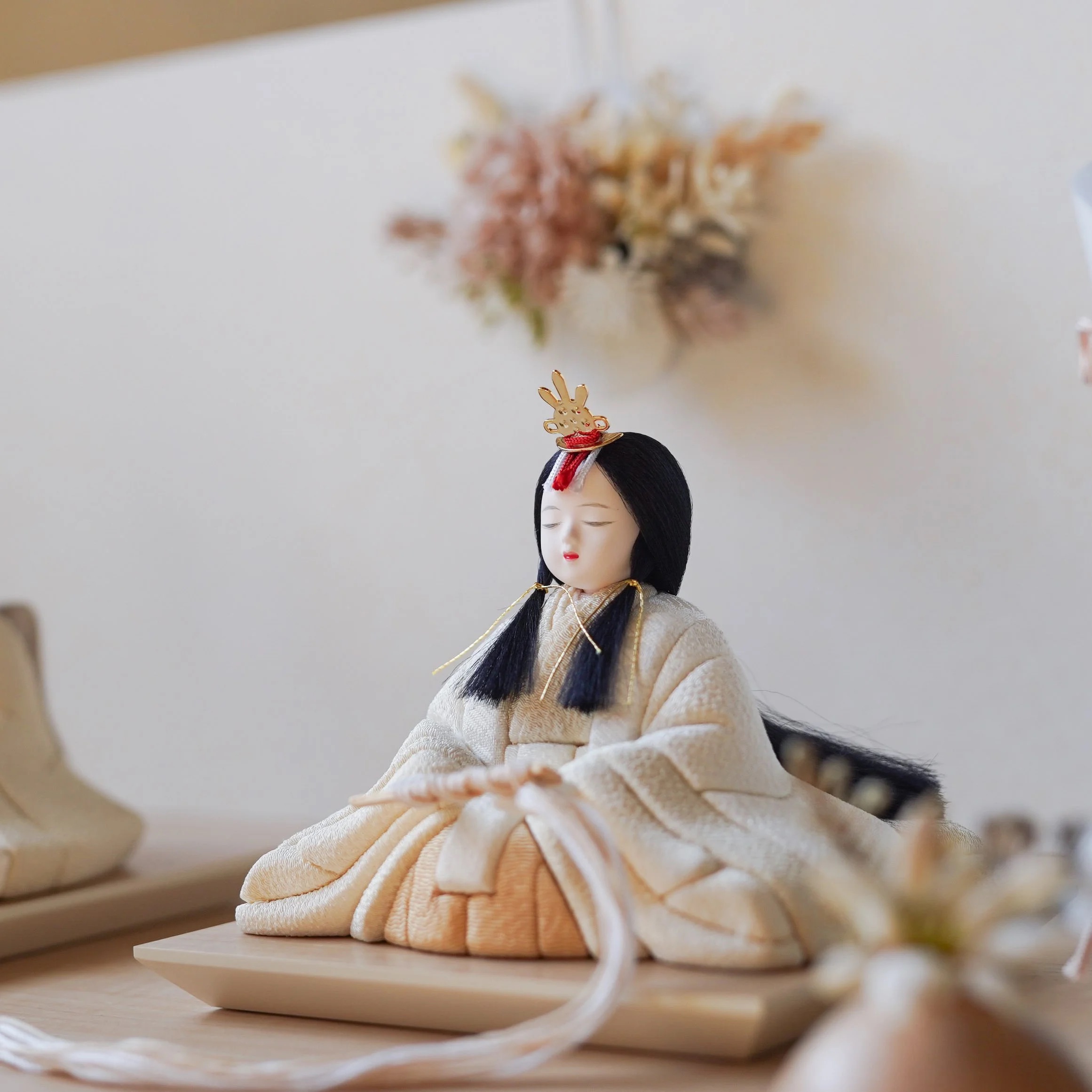 雛人形 コンパクト おしゃれ モダン シンプル 木目込人形 木村一秀