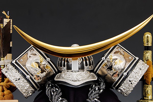 五月人形 K-133 伊達政宗 兜ケース飾り オルゴール付き 【人形の佳月