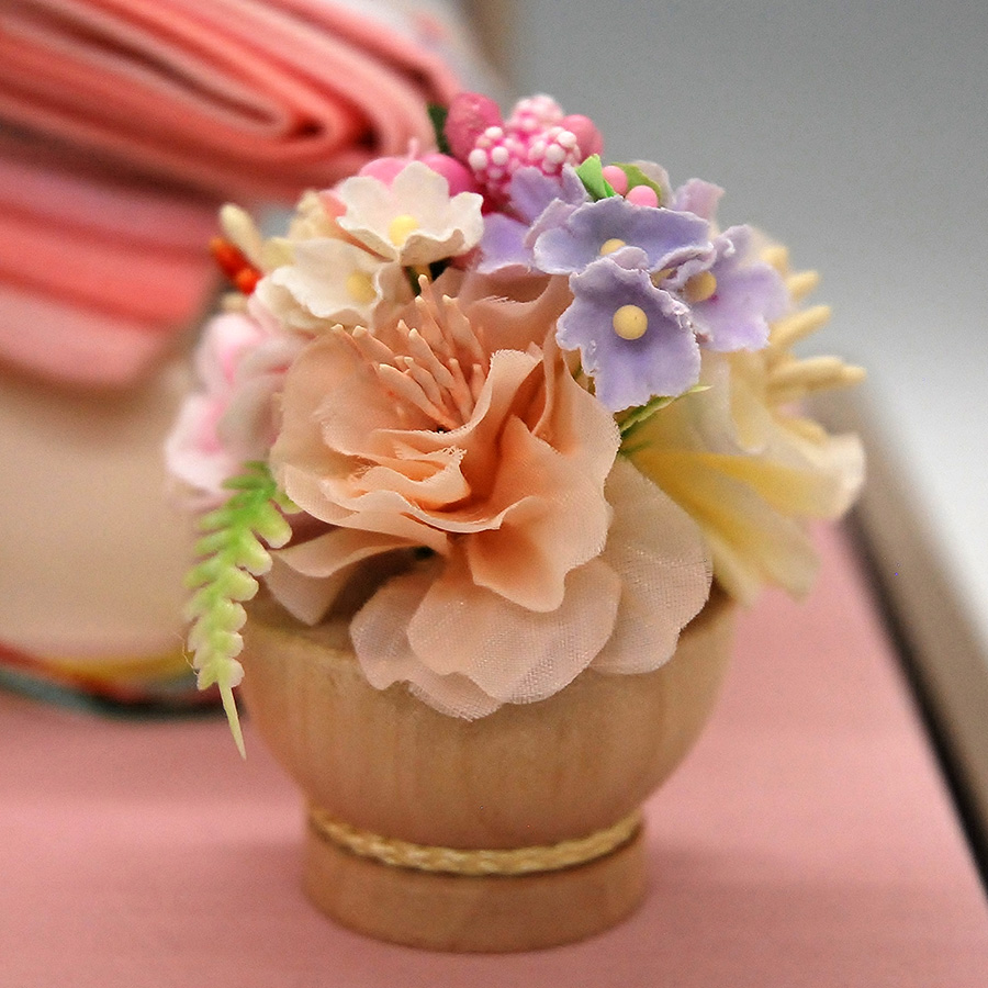 セール】雛人形 ひな人形 K100 コンパクト 人形の佳月 雛人形 雛