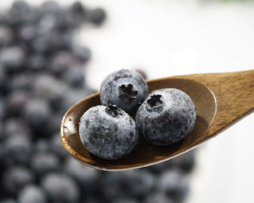 国産ブルーベリー果実　青森県産ブルーベリー　冷凍ブルーベリー