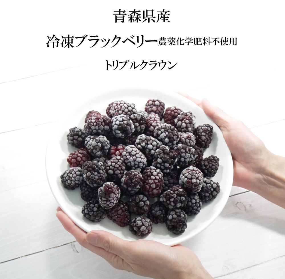 青森県産無農薬冷凍ブラックベリー