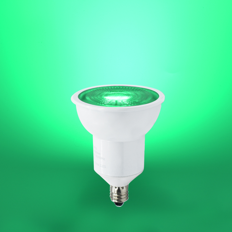 LEDカラースポットライト　調光可能ハロゲン電球 E11 調光器対応　ピンク 省エネ 間接照明 天井照明 商業照明 看板 キッチン 台所 リビング  ダイニング 5w