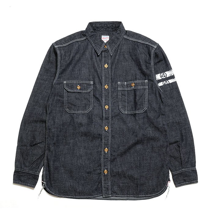 桃太郎ジーンズ ヘビーインディゴ ドビーシャツ Momotaro Jeans