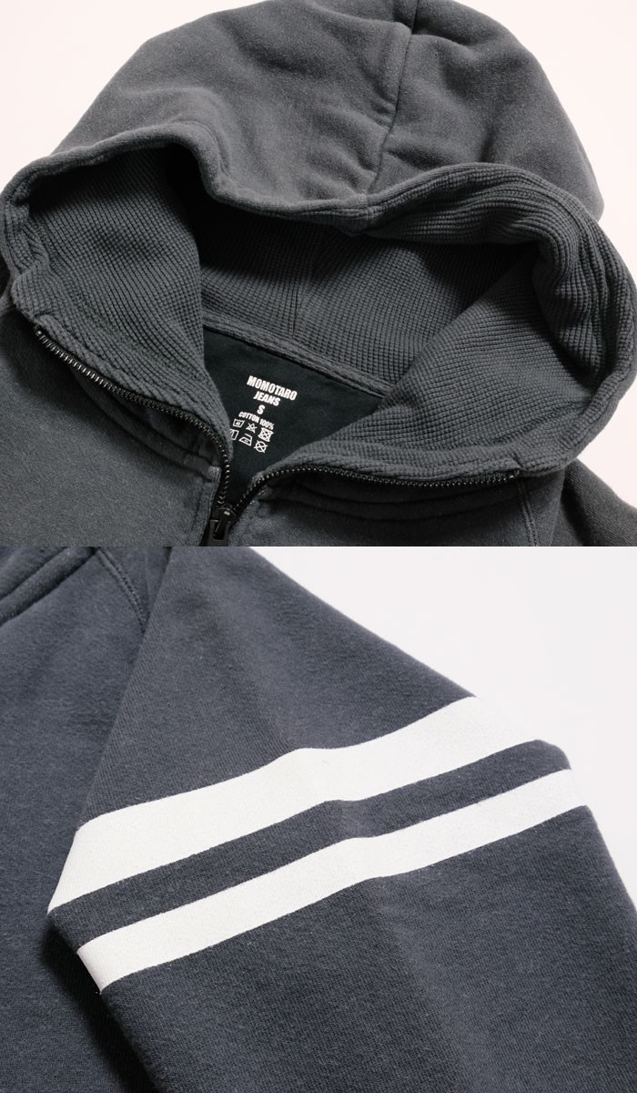 桃太郎ジーンズ（MOMOTARO JEANS） 出陣ジップアップ スウェット