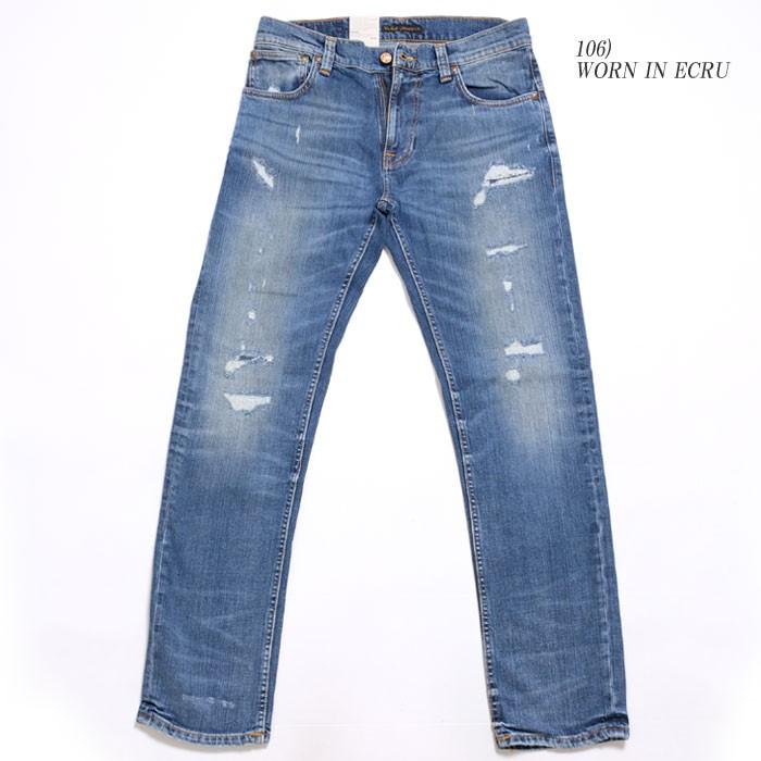 Nudie Jeans（ヌーディージーンズ） Thin Finn WORN IN ECRU 113310