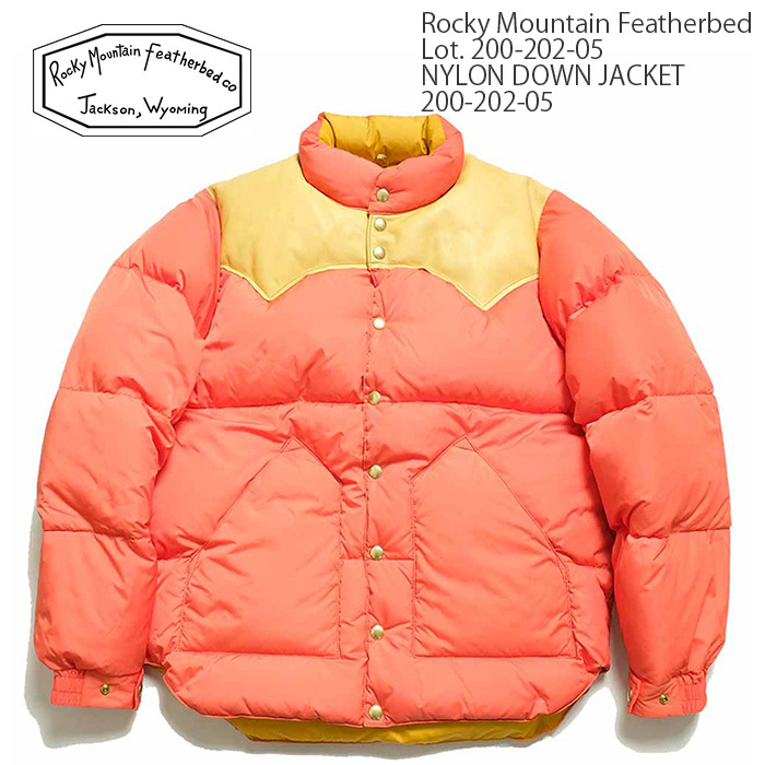 Rocky Montain Featherbed （ロッキーマウンテン フェザーベッド） ナイロン ダウン ジャケット 200-202-05 :  200-202-05 : ヒノヤ - 通販 - Yahoo!ショッピング