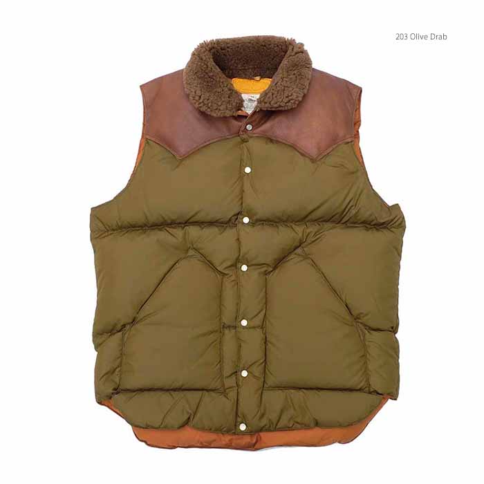 【極美品】ロッキーマウンテンフェザーベッドベスト襟付きサイズ40 クリスティ ロッキーマウンテンフェザーベッド クリスティベスト 40 L ブラック 羊