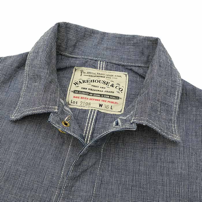 WAREHOUSE ウエアハウス 2195 Lot.2195 インディゴ ピンチェック