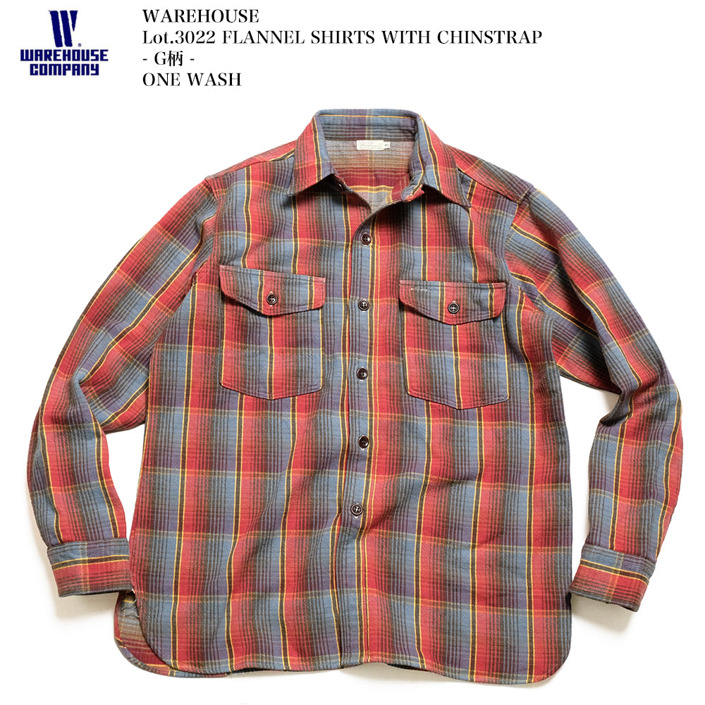 WAREHOUSE（ウエアハウス） WAREHOUSE 3022G-25 Lot.3022 フランネル