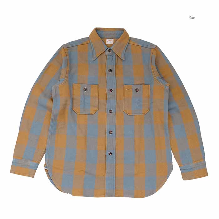 ウエアハウス　ネルシャツ　3104 A ベージュ　M WAREHOUSE（ウエアハウス） ネルシャツ Lot 3104 FLANNEL SHIRTS A柄 B