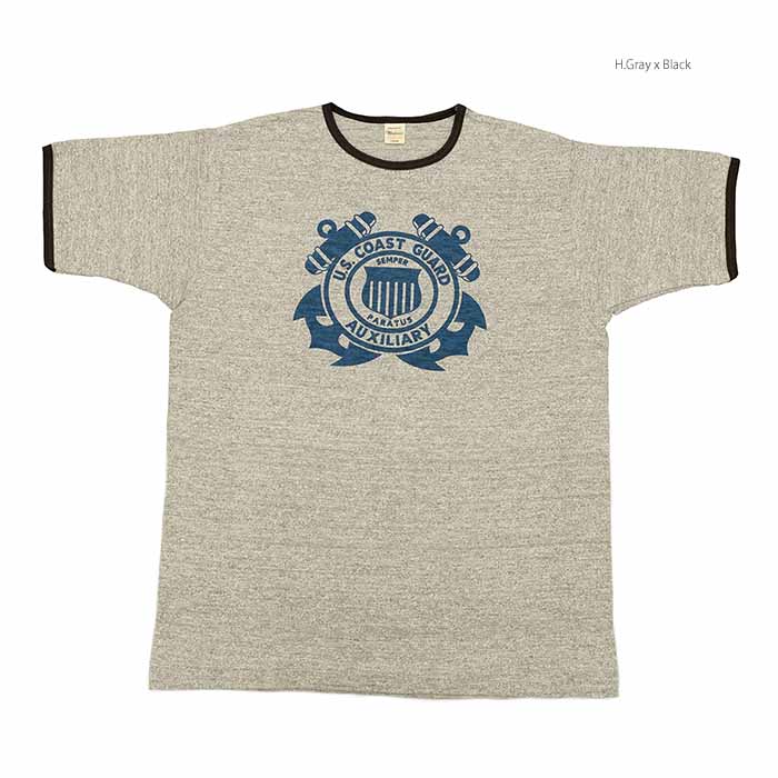 ウエアハウス WAREHOUSE 4059US-24 Tシャツ リンガー 半袖 ノンウォッシュ - U.S. COAST GUARD - メンズ | ヒノヤ｜hinoya-ameyoko｜03