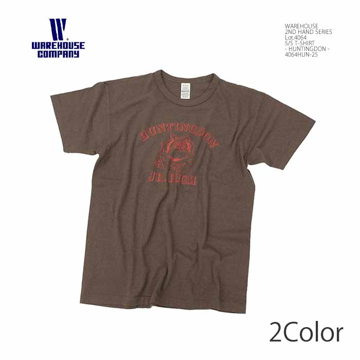 WAREHOUSE ウエアハウス 4064HUN-25 セコハン Lot.4064 Tシャツ