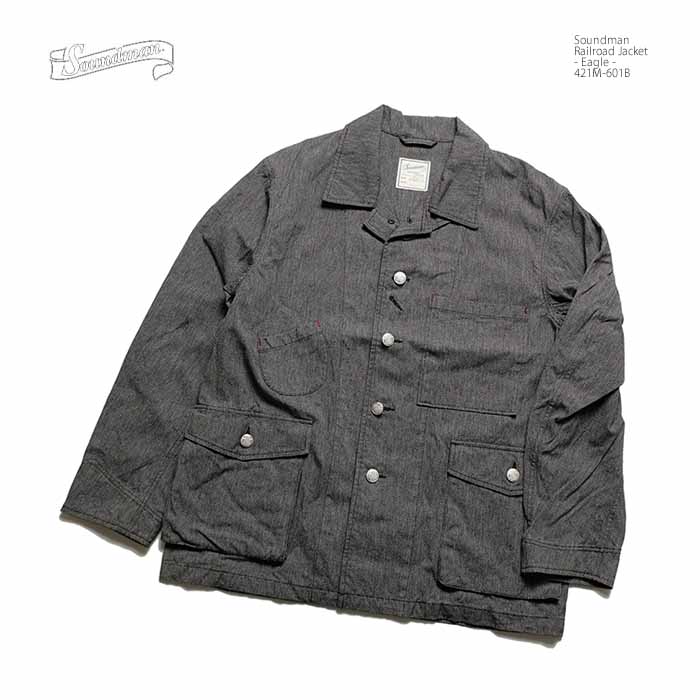 SOUNDMAN バーミンガムジャケット Lサイズ 日本製 ブラック Soundman Birmingham Jacket – Leather Healer