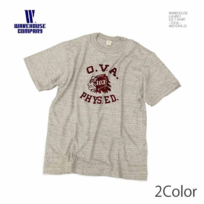 WAREHOUSE（ウエアハウス） WAREHOUSE 4601OVA-25 Tシャツ 半袖 ノン