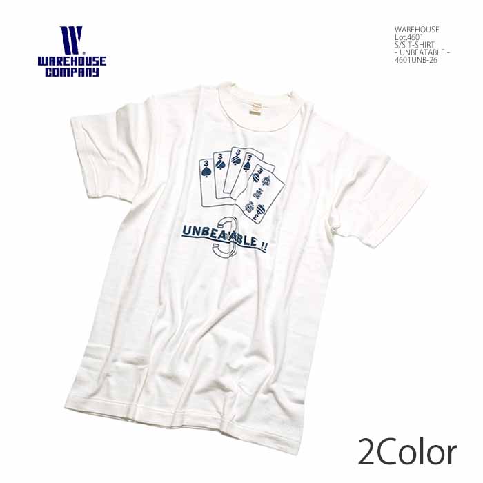 WAREHOUSE（ウエアハウス） WAREHOUSE 4601UNB-26 Lot.4601 半袖 T