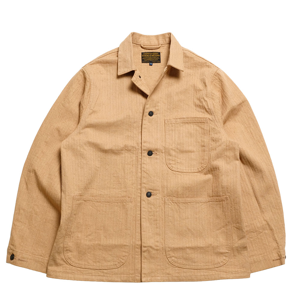 STUDIO D’ARTISAN & SA ヒッコリー カバーオール サイズ L STUDIO D'ARTISAN（ステュディオ・ダ・ルチザン） STUDIO D'ARTISAN