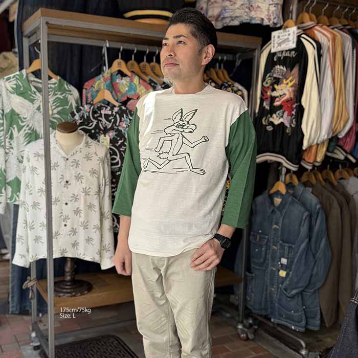 WAREHOUSE（ウエアハウス） WAREHOUSE 4800COY-25 7分袖 ベースボールT