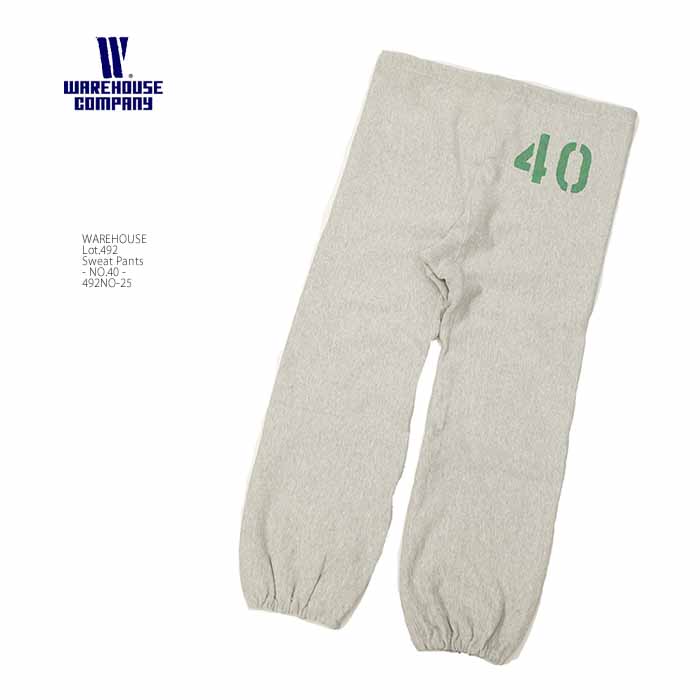 WAREHOUSE（ウエアハウス） 492NO-25 Lot.492 スウェットパンツ メンズ